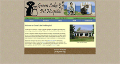 Desktop Screenshot of greenlakepethospital.com